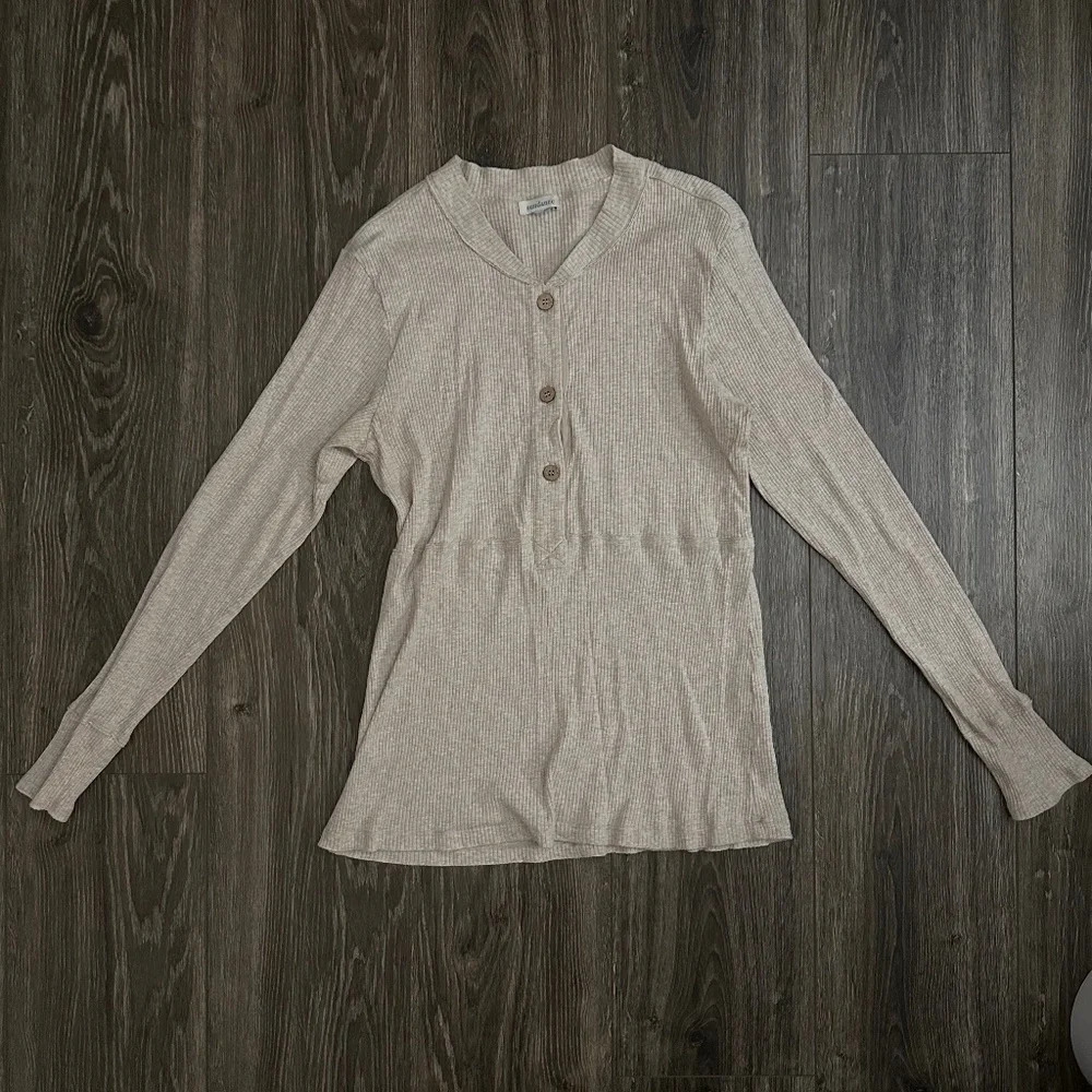 Sundance Dynasty Henley Ribbed Top